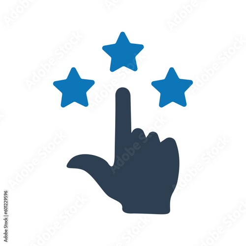 Customer Review, Success, Reward, puzzle stars icon