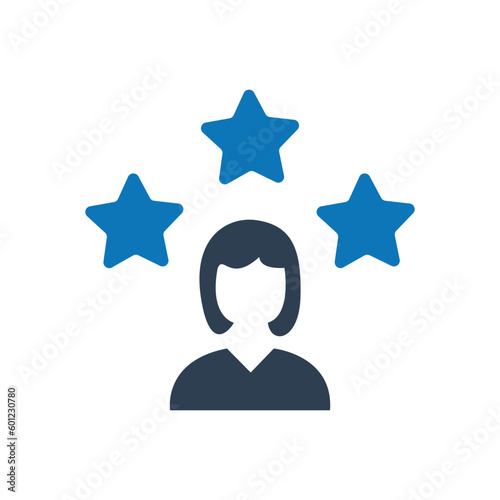 Customer Review, Success, Reward,  stars icon