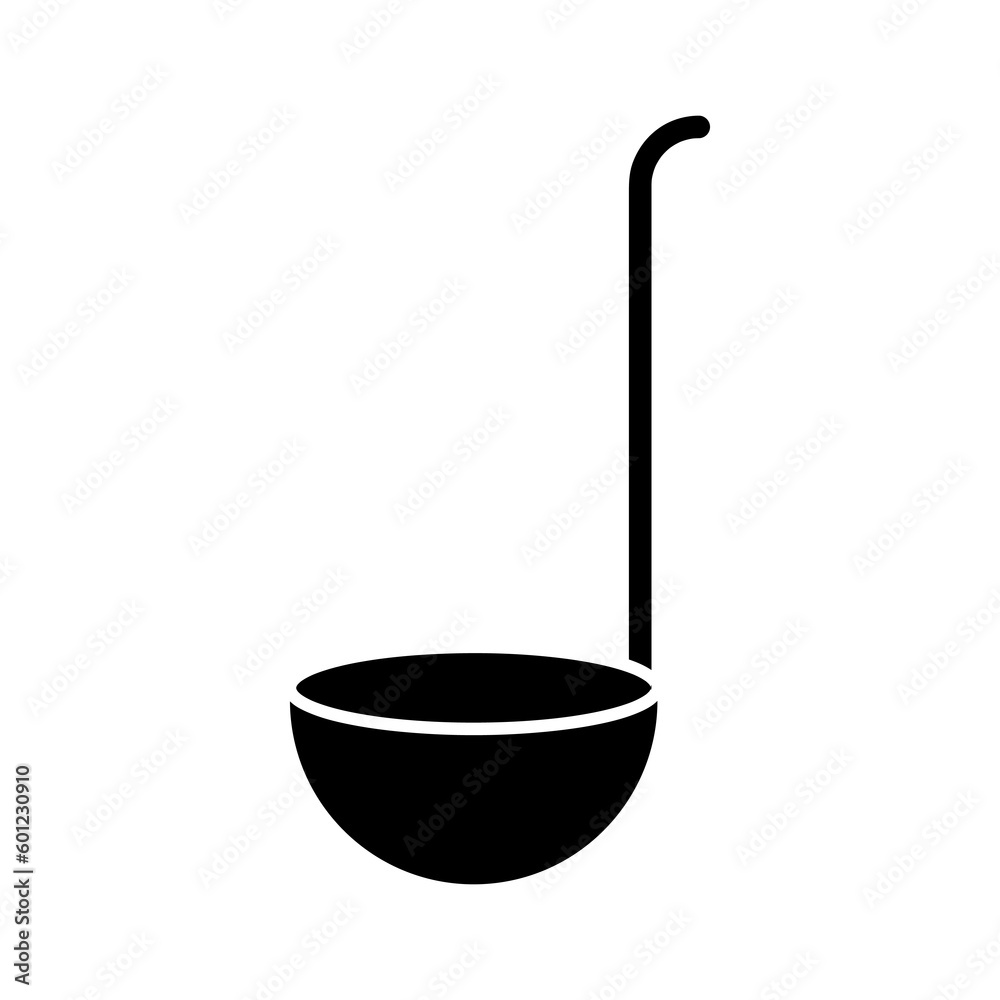 Ladle icon, vector illustration. vector ladle icon illustration isolated on white background.eps Ladle icon, vector illustration. vector ladle icon illustration isolated on white background.eps
