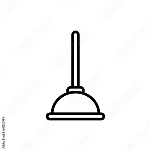 Plunger icon,vector illustration. vector plunger icon illustration isolated on White background.eps