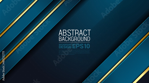 stage scene, luxury abstract background dark blue color, straight lines overlap layer shadow gradients space composition, 3840 x 2160 monitor size for banner