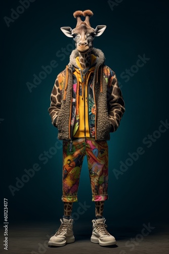 Fashion Shoot: Anthropomorphic Giraffe