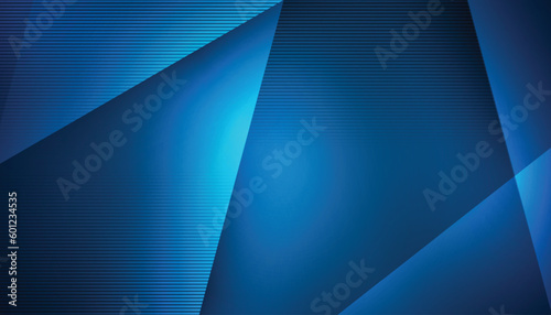 Abstract Blue Technology Background with Overlay Layer, Stripes Lines, Blue Light. Modern Speed Tech Background Concept. Vector Illustration