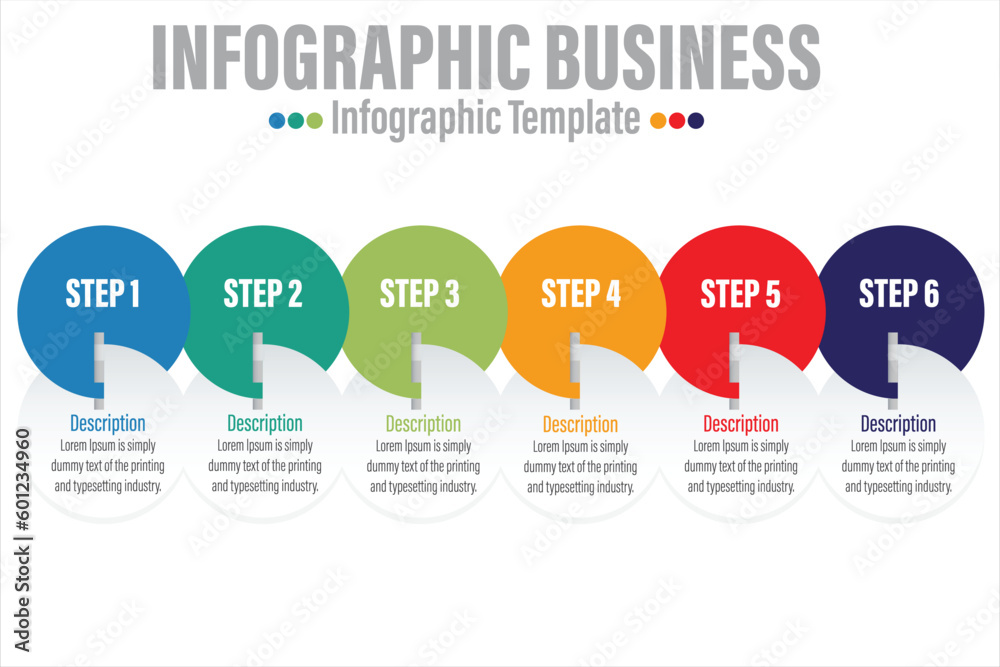 Infographic template for business. Modern Timeline element diagram six 6 steps or six 6 option milestone presentation vector infographic. Infographic template for business. Modern Timeline element diagram six 6 steps or six 6 option milestone presentation vector infographic.