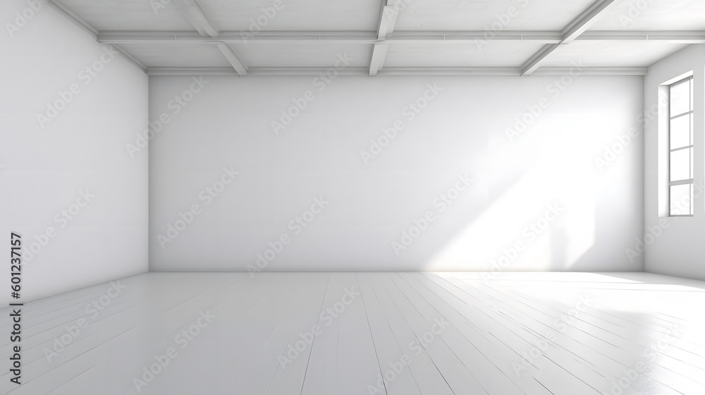 Obraz premium 何もない真っ白な空間