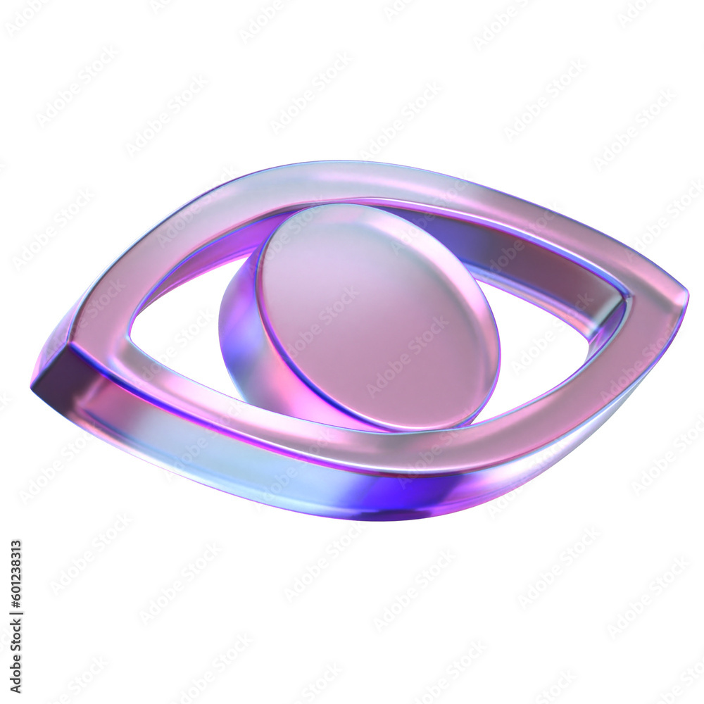 3D Render Abstract Hologram Geometric shape 3D Render Abstract Hologram Geometric shape