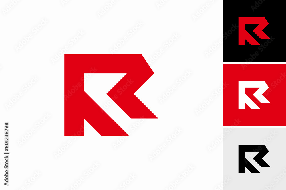 initial letter r sharp logo vector premium design initial letter r sharp logo vector premium design
