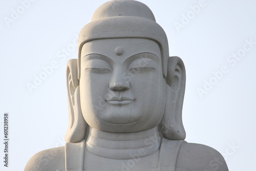 Buddha statue in Donghwasa Temple  Daegu  South Korea.