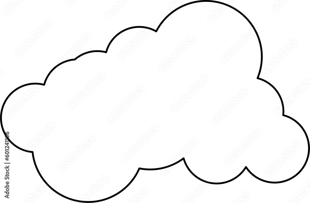 Cloud Outline Illustration