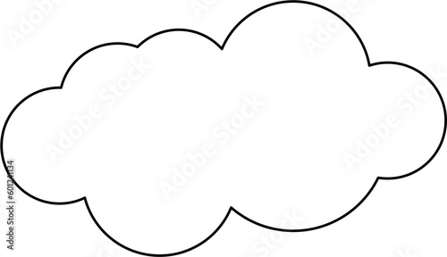 Cloud Outline Illustration