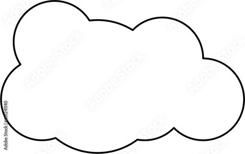 Cloud Outline Illustration