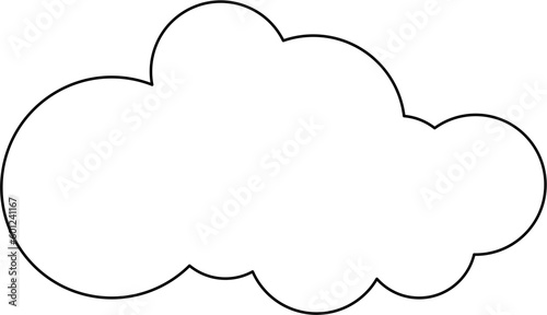 Cloud Outline Illustration