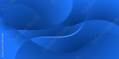 abstract blue wave gradient vector background