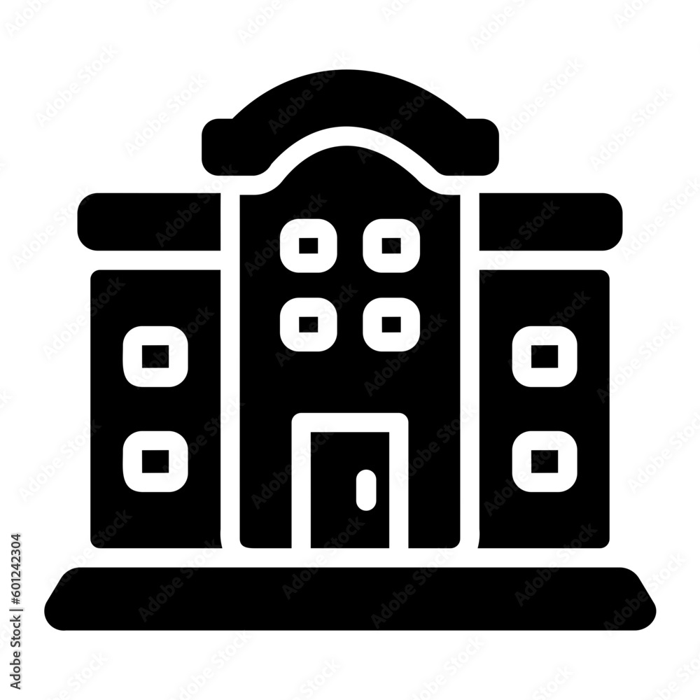 Fototapeta premium hotel Solid icon