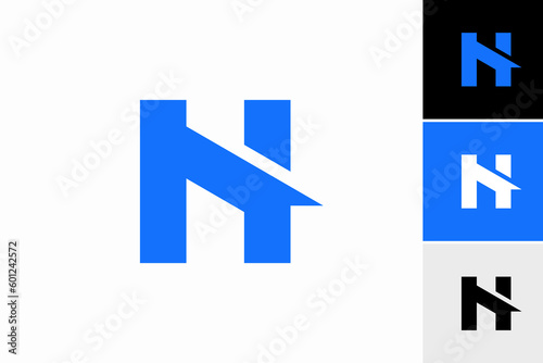 Free Download initial letter h with home logo vector premium design - GFXLoad