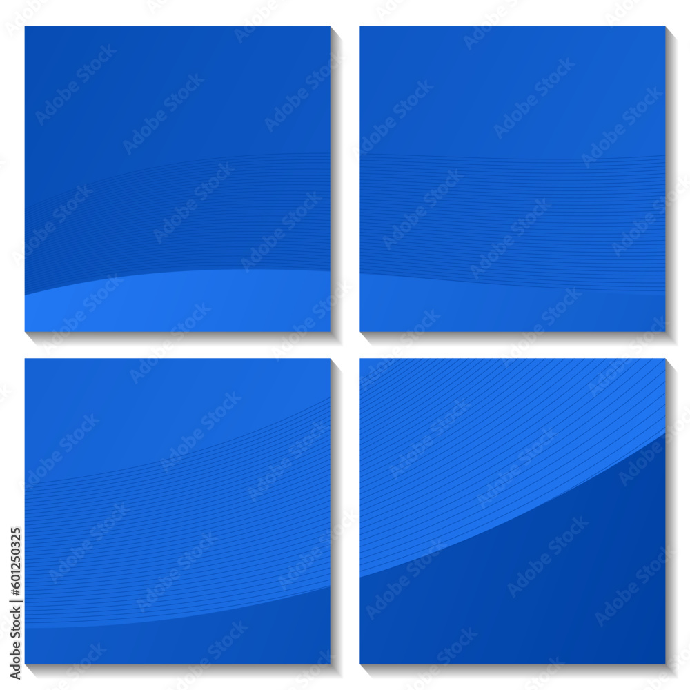 modern simple blue wave gradient vector background for business