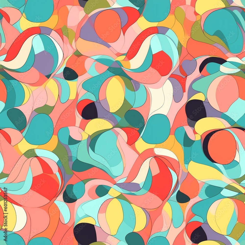 Seamless abstract colorful pattern Seamless abstract colorful pattern