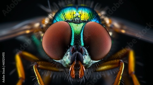 A close up of a fly's eyes © JW Studio
