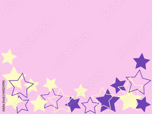 purple background star frame vector