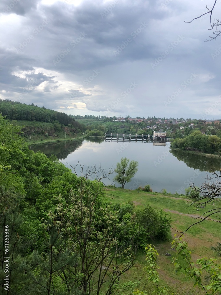 Fototapeta premium the river in the mountains