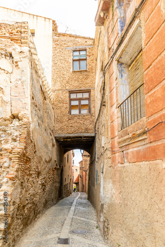 buildings of the historic center of the city of Tarazona in the province of Zaragoza  Spain