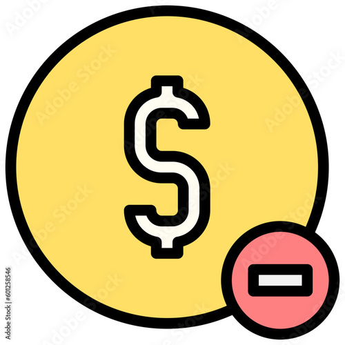 limited filled outline style icon