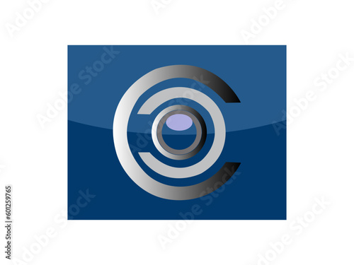 Security cam, cc tv video camera, street observe surveillance equipment front and side angle view. Secure guard eye and crime prevention isolated on white background.