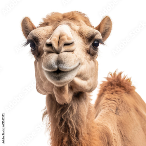 Portrait of a camel, dromedary photo