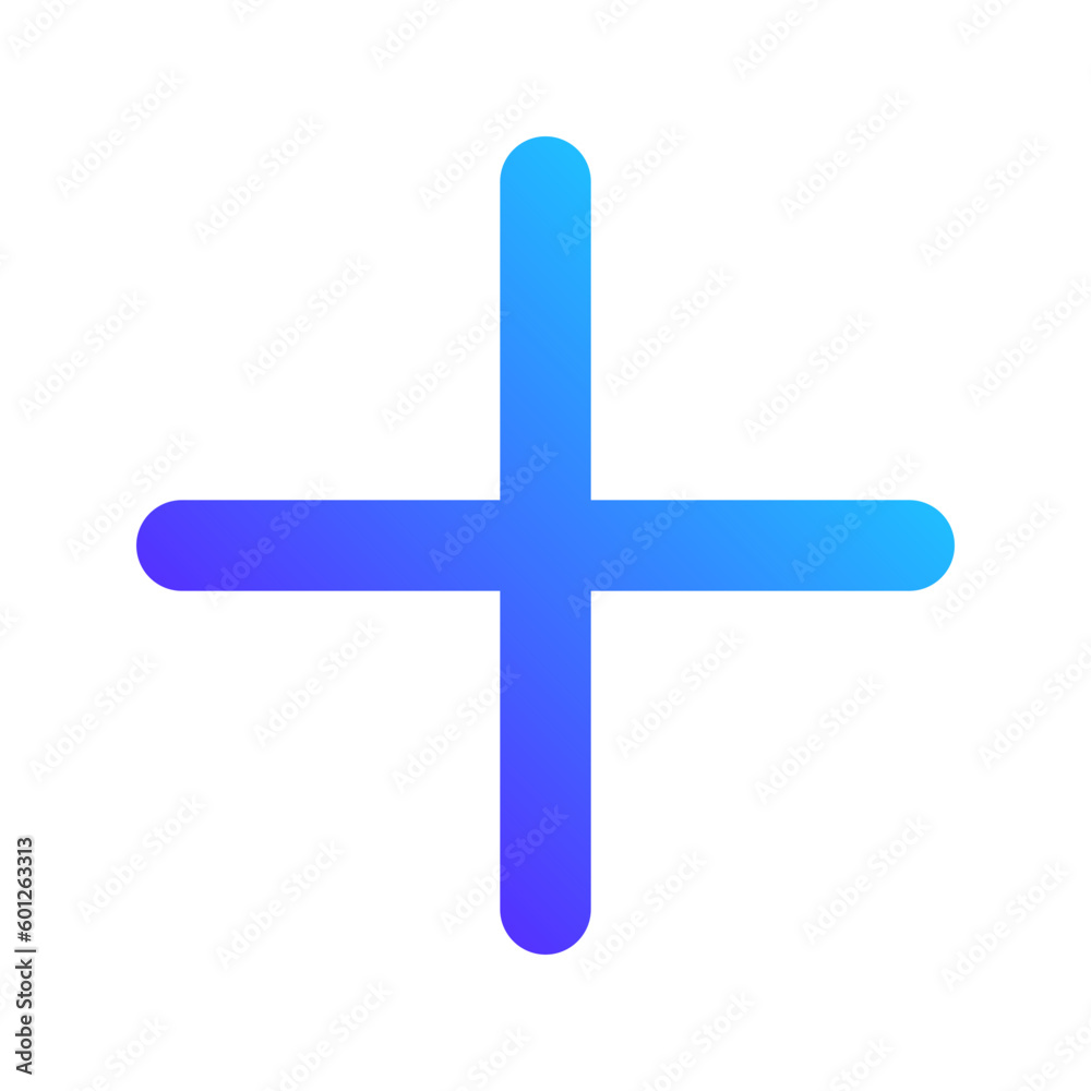 Obraz premium pie chart gradient icon