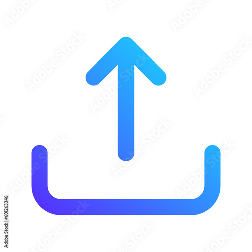 upload gradient icon