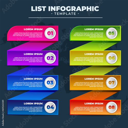 List Infographic Template