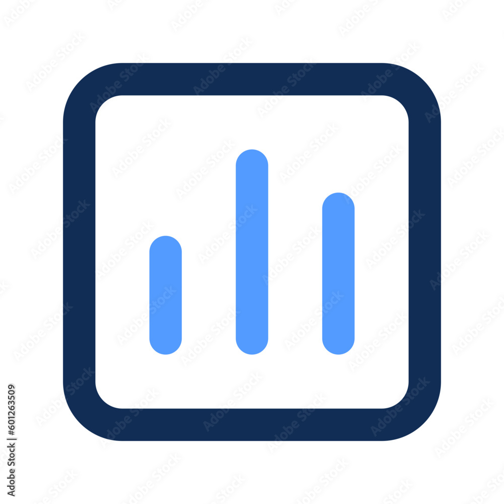 analytics outline color icon analytics outline color icon