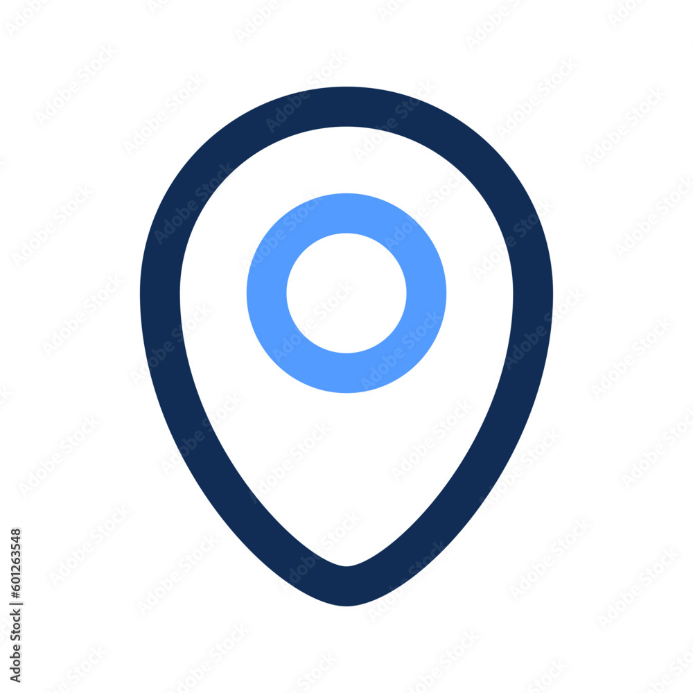 location outline color icon location outline color icon