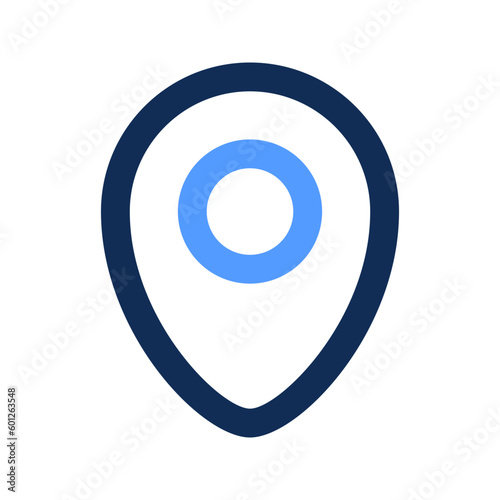 Free Download location outline color icon - GFXLoad