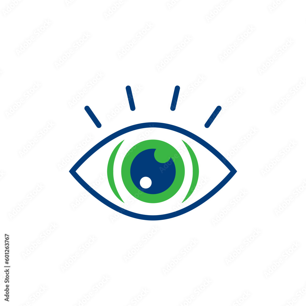 eye icon logo vector design illustration eye icon logo vector design illustration