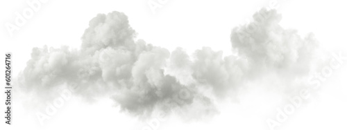 Canvastavla Beautiful realistic clouds freedom shapes clipart isolate backgrounds 3d renderi