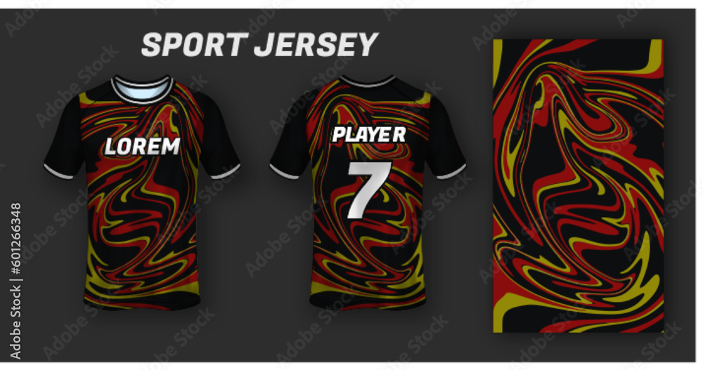 Sport jersey design fabric textile for sublimation