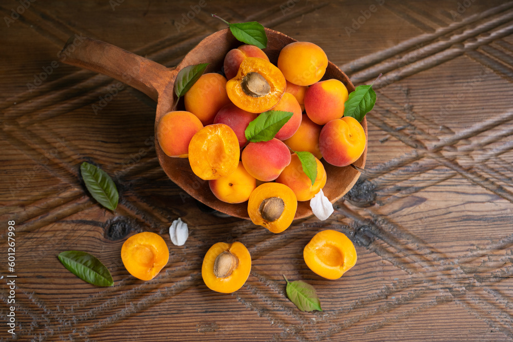 Apricots (Kayisi) in the Summer Season Concept Photo, Üsküdar Istanbul, Turkey (Turkiye)