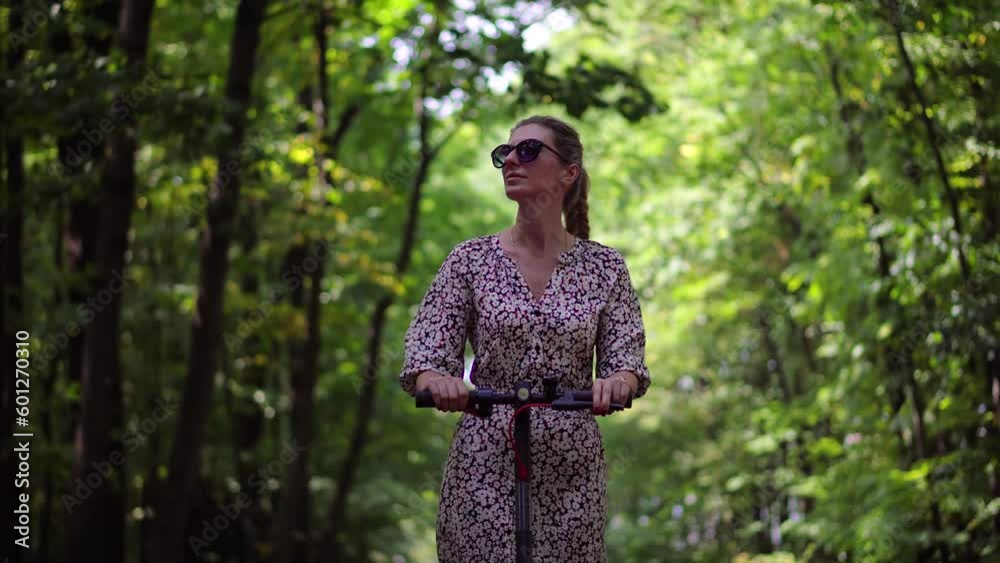 electric scooter transportation. eco transport riding	