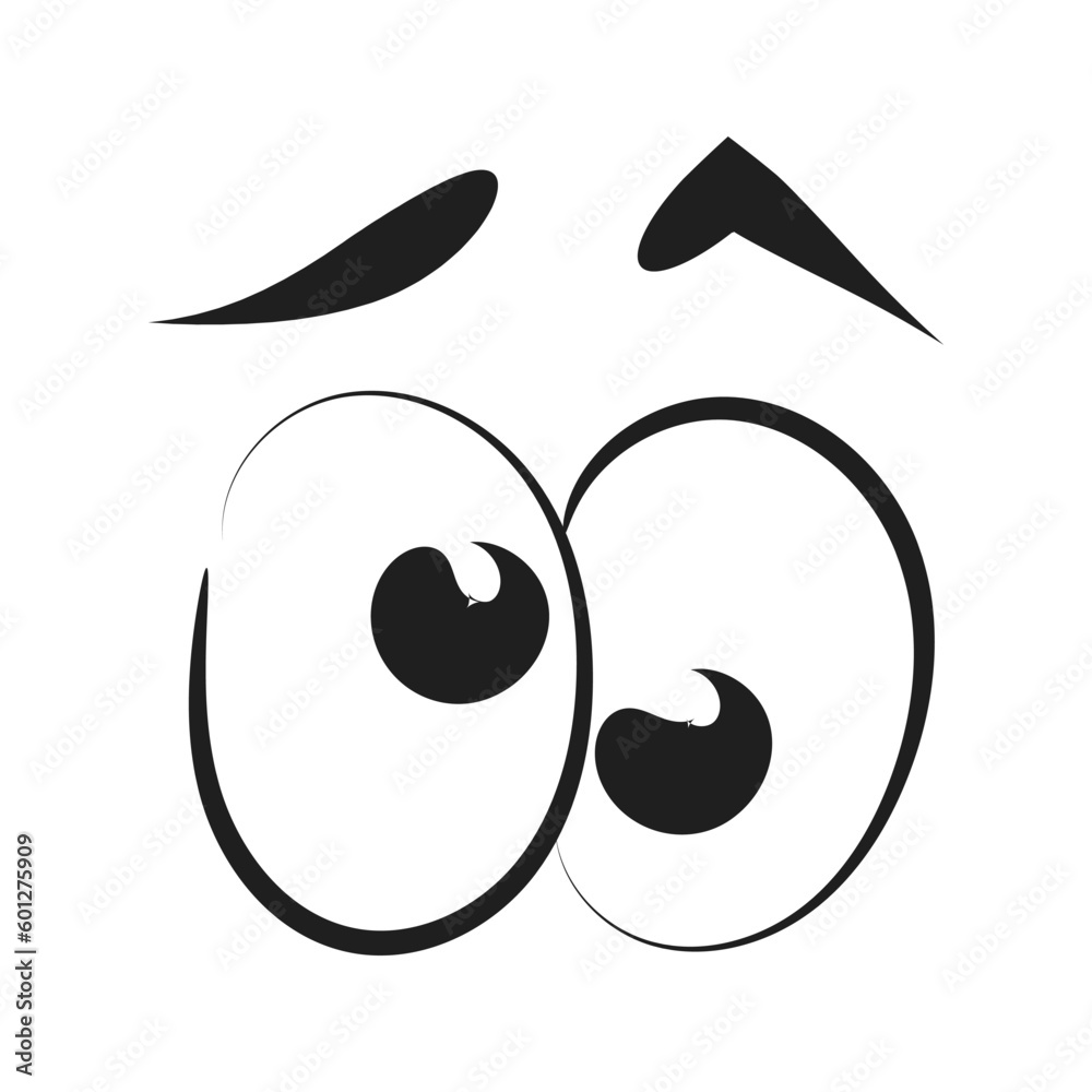 Cute face expressions for print or use as stickers, card, poster or T shirt Cute face expressions for print or use as stickers, card, poster or T shirt
