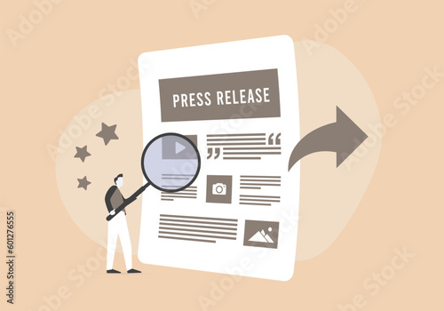 Get wider coverage with online media press release and tabloid headlines. Enhance your content with journalistic design elements for effective news publication.