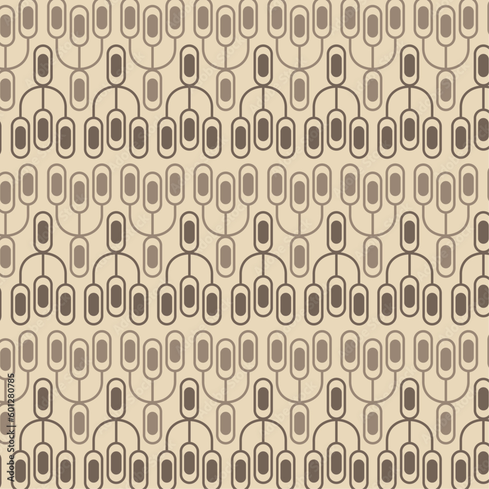 Seamless background texture abstract brown lines and rounded rectangle symbol vector Seamless background texture abstract brown lines and rounded rectangle symbol vector
