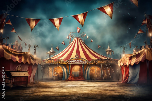 Zirkus Hintergrund KI