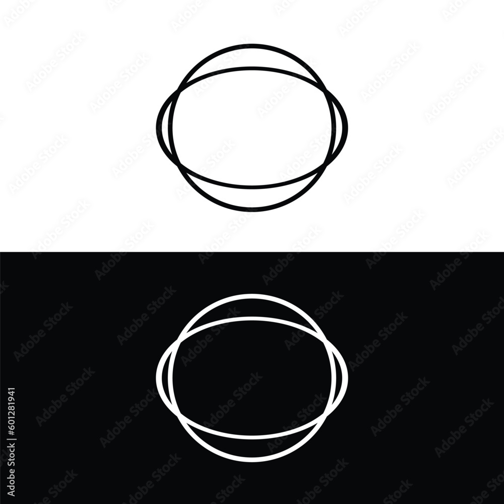 Circle vector logo template design
