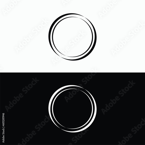Circle vector logo template design