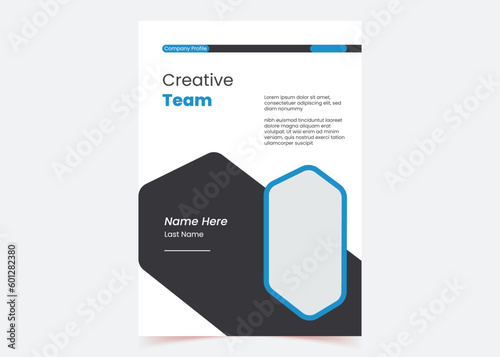 company profile or flyer design, banner, A4, flyer, post, infographics, flyer, book cover, for brochure, Presentation, modern advertising, vector illustration