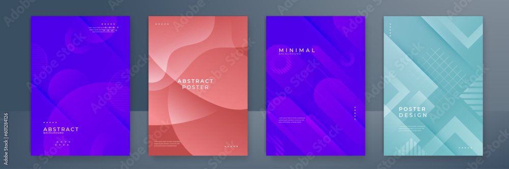 Fototapeta premium Abstract colorful design for poster, template on web, backdrop, banner, brochure, website, flyer, landing page, and presentation.