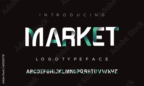 Future font creative modern alphabet fonts. Typography  bold regular. vector illustrator