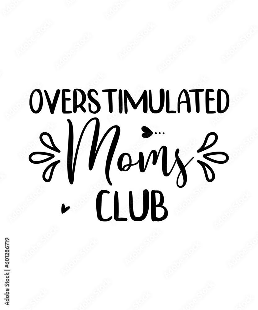 Fototapeta premium Mothers Day SVG Bundle, Mom life svg, Mama svg, Funny Mom Svg, Blessed mama svg, Mom of boys girls svg, Mom quotes svg png