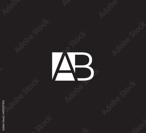 letter ab logo